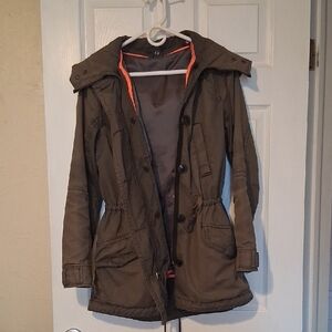 GAP Olive Utility Jacket With Hood
